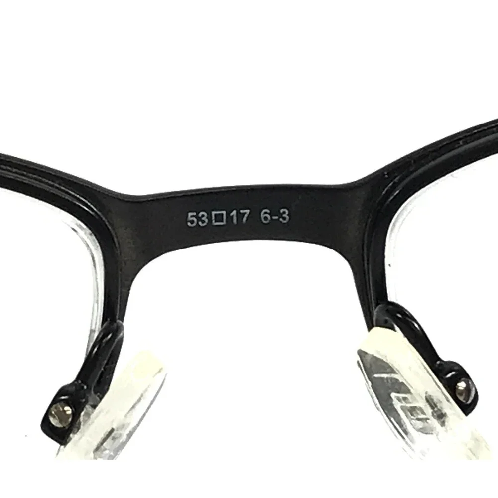 Claiborne Eyeglasses Frames CB225 0DT8 Black Green Olive Half Rim 53-17-140